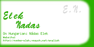 elek nadas business card